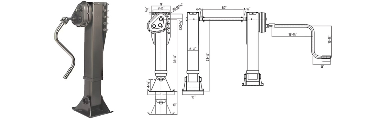 Trailer Landing Gear Assembly